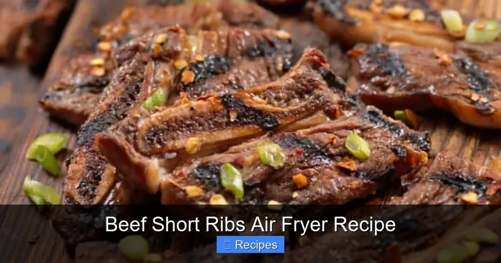 Beef Short Ribs Air Fryer Recipe