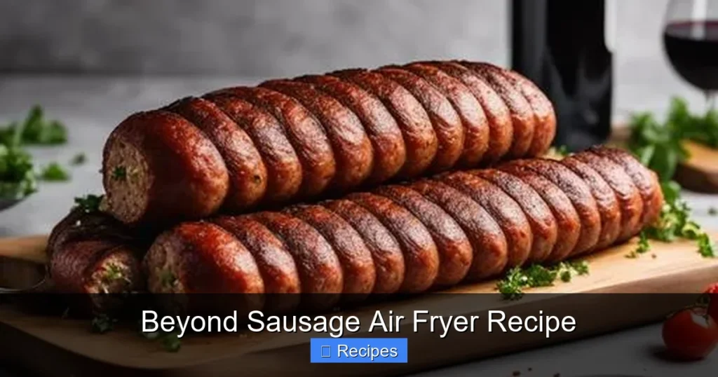 Beyond Sausage Air Fryer Recipe
