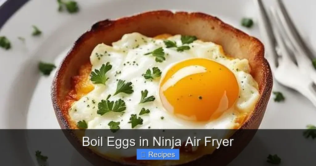 Boil Eggs in Ninja Air Fryer