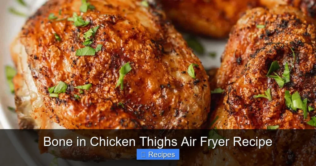 Bone in Chicken Thighs Air Fryer Recipe