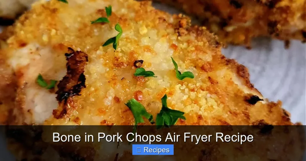Bone in Pork Chops Air Fryer Recipe