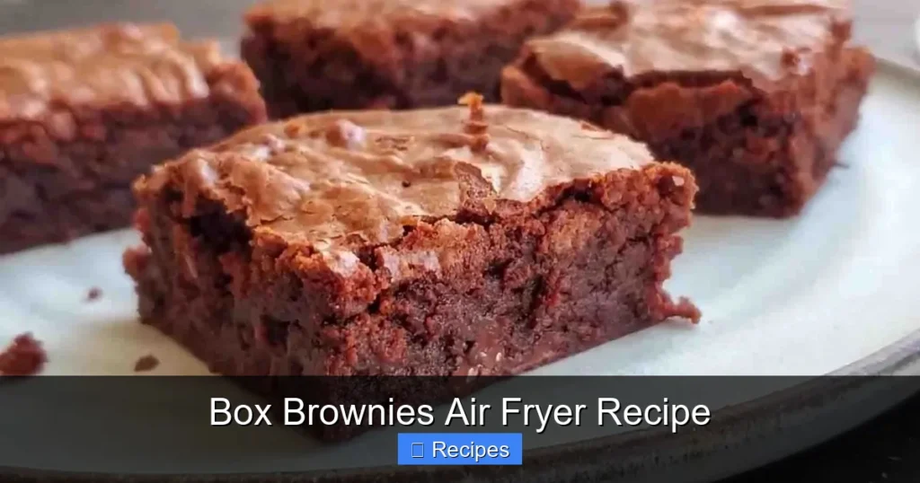 Box Brownies Air Fryer Recipe