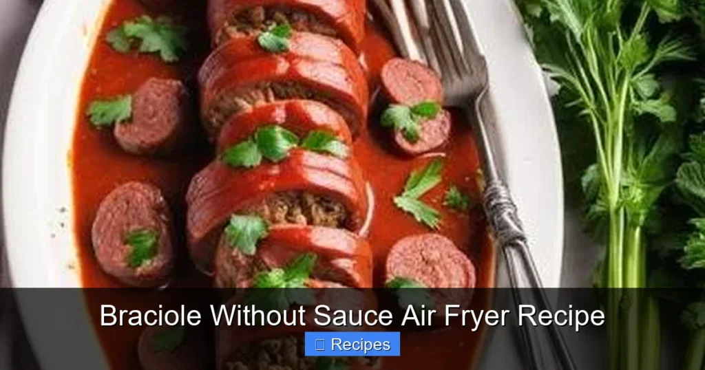 Braciole Without Sauce Air Fryer Recipe