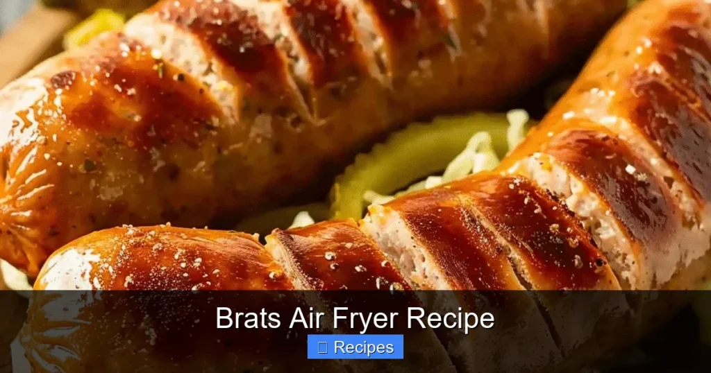 Brats Air Fryer Recipe