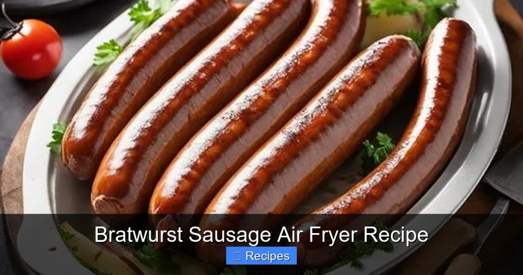 Bratwurst Sausage Air Fryer Recipe