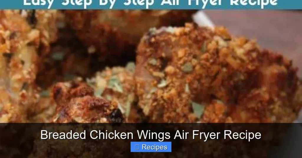 Breaded Chicken Wings Air Fryer Recipe Breaded Chicken Wings Air Fryer Recipe