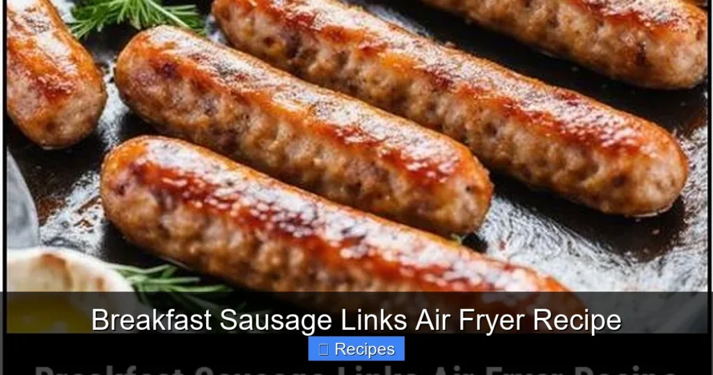 Breakfast Sausage Links Air Fryer Recipe