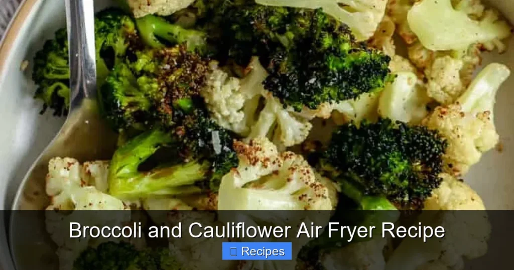 Broccoli and Cauliflower Air Fryer Recipe