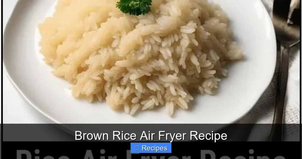 Brown Rice Air Fryer Recipe