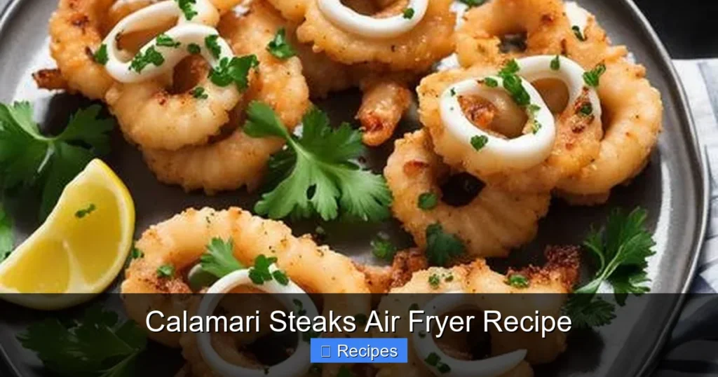 Calamari Steaks Air Fryer Recipe