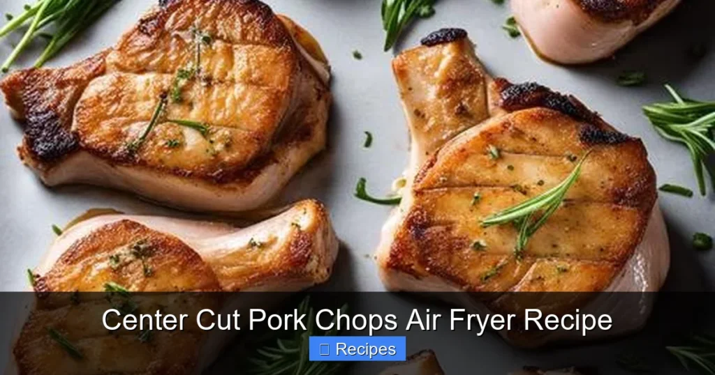Center Cut Pork Chops Air Fryer Recipe