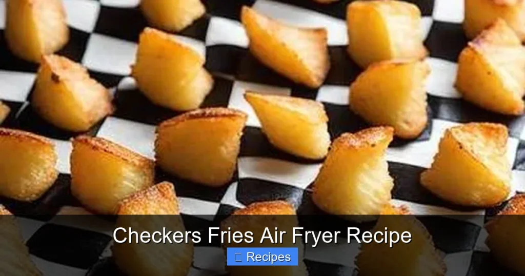 Checkers Fries Air Fryer Recipe