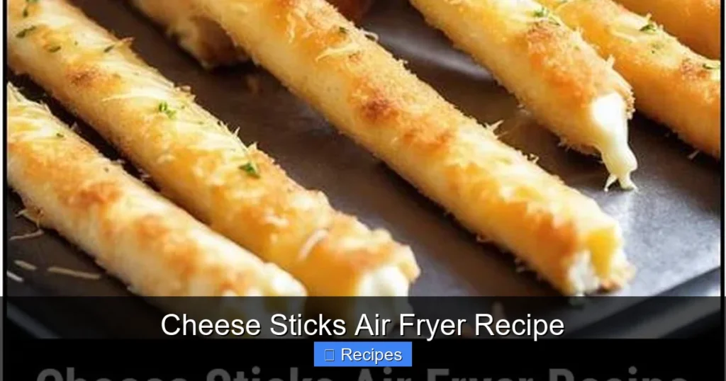 Cheese Sticks Air Fryer Recipe
