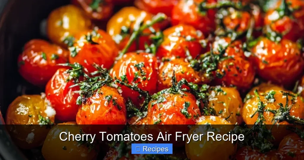 Cherry Tomatoes Air Fryer Recipe