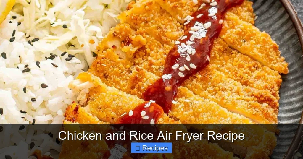 Chicken and Rice Air Fryer Recipe
