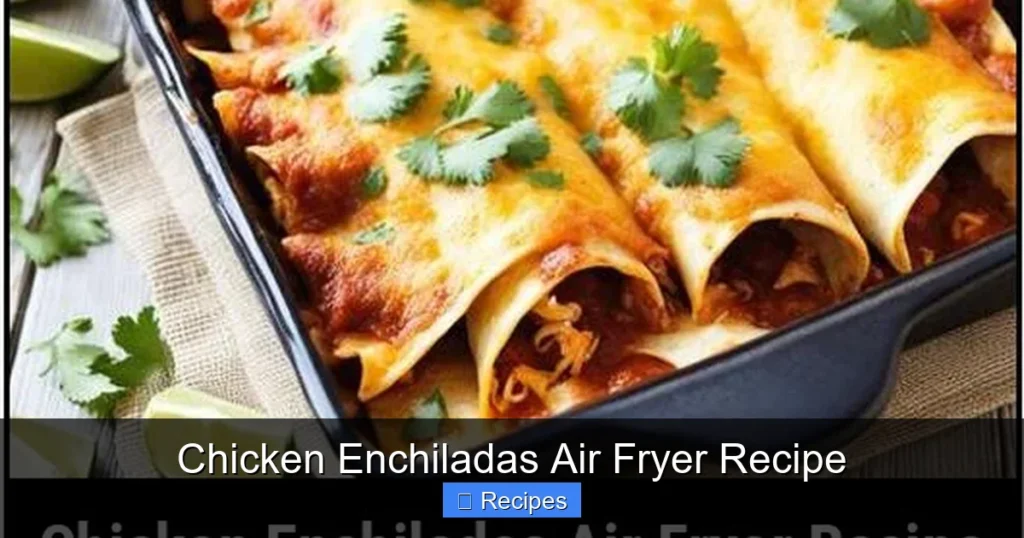 Chicken Enchiladas Air Fryer Recipe