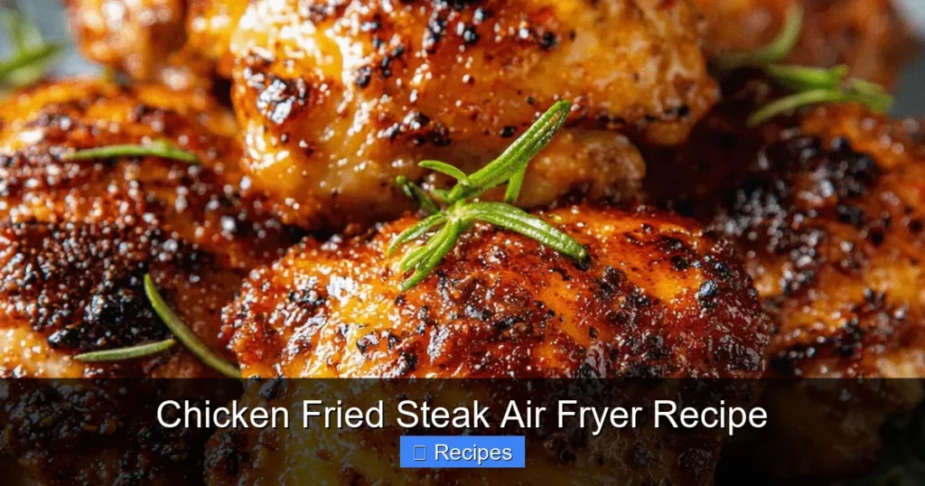 Chicken Fried Steak Air Fryer Recipe