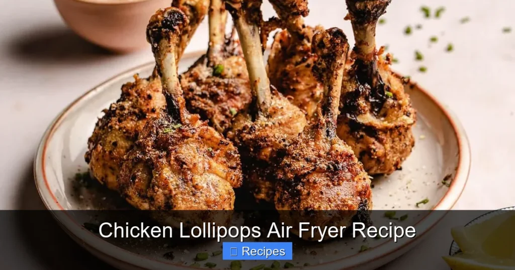 Chicken Lollipops Air Fryer Recipe