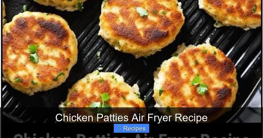 Chicken Patties Air Fryer Recipe
