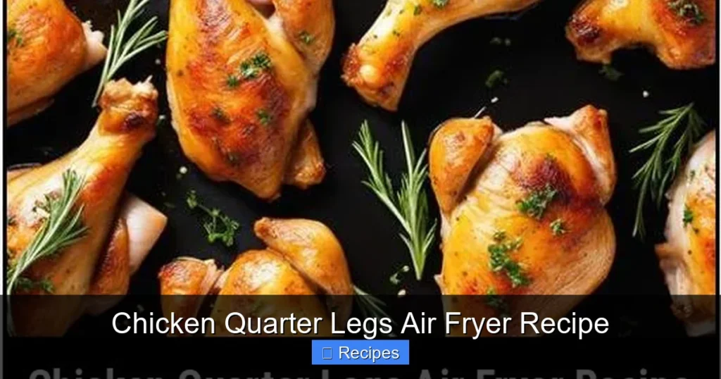 Chicken Quarter Legs Air Fryer Recipe