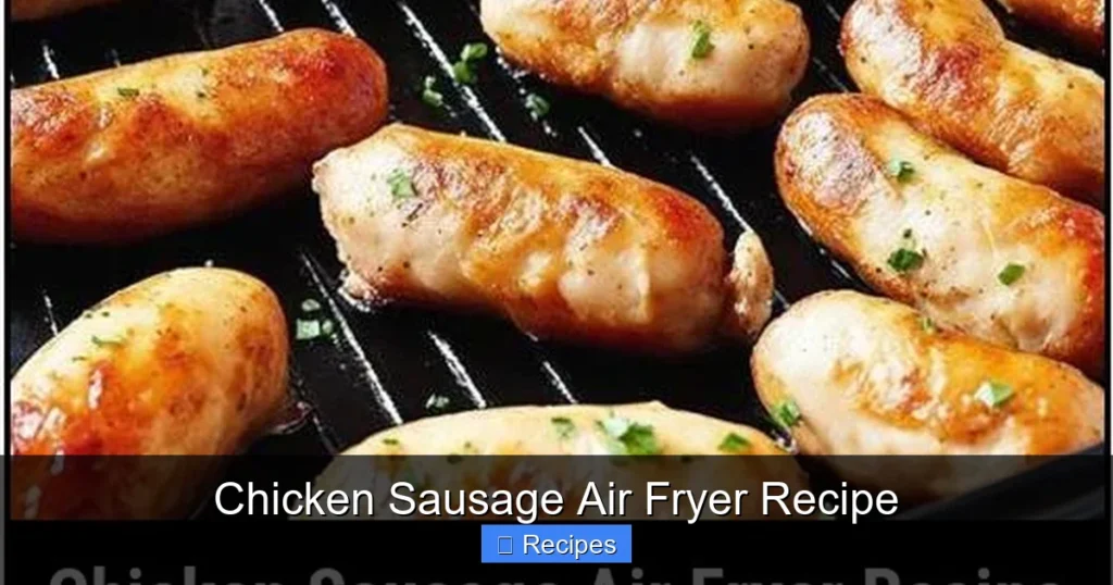 Chicken Sausage Air Fryer Recipe