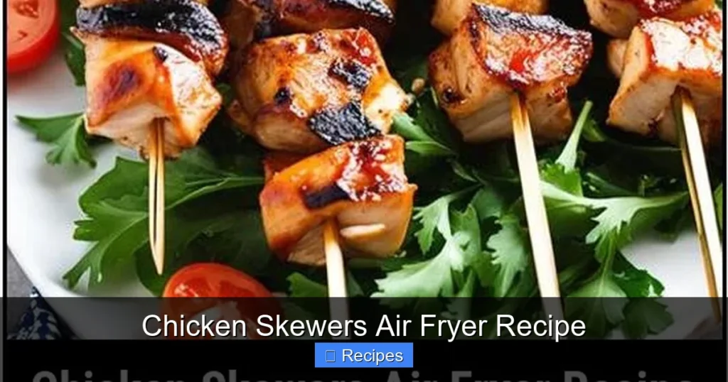 Chicken Skewers Air Fryer Recipe