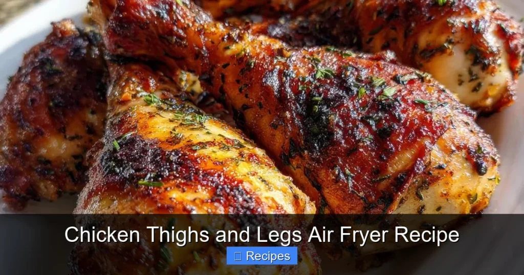 Chicken Thighs and Legs Air Fryer Recipe