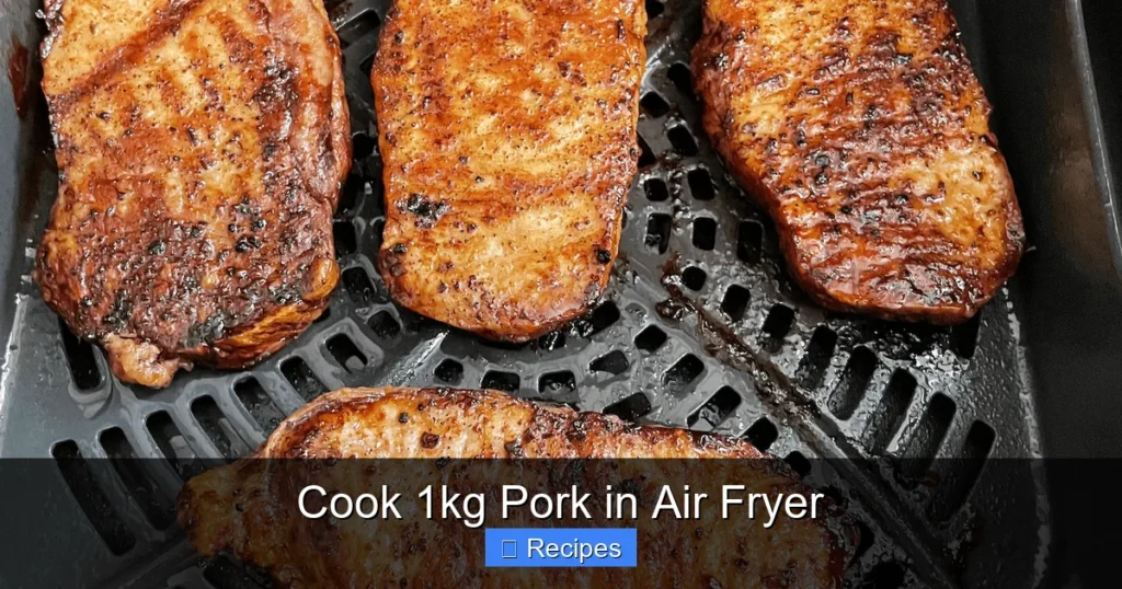 Cook 1kg Pork in Air Fryer