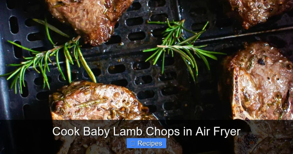Cook Baby Lamb Chops in Air Fryer