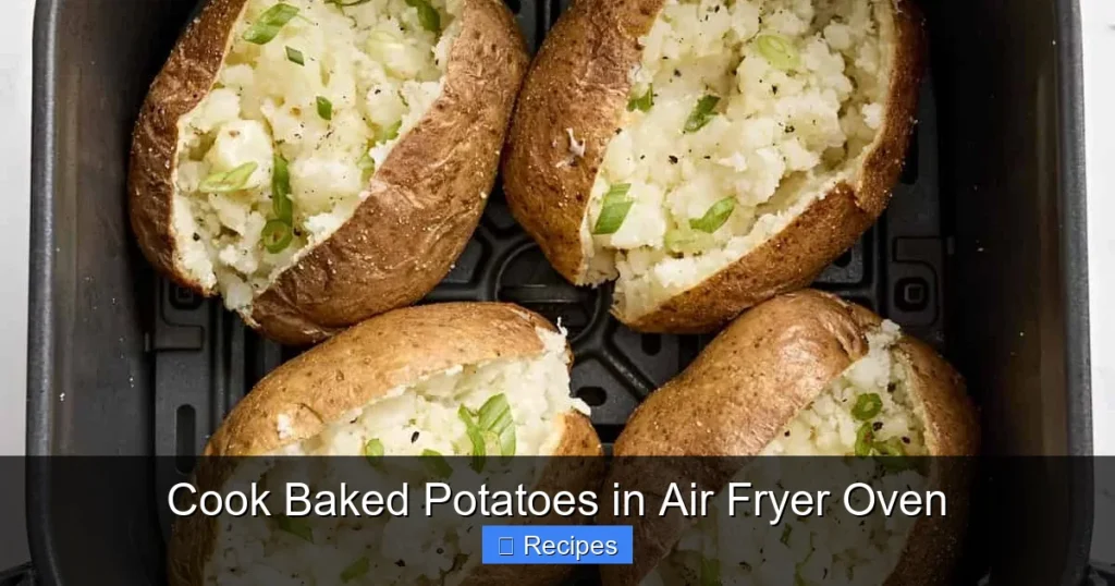 Cook Baked Potatoes in Air Fryer Oven Cook Baked Potatoes in Air Fryer Oven