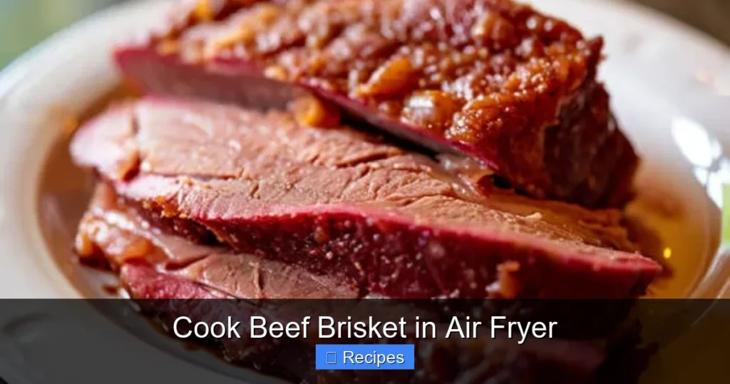 Cook Beef Brisket in Air Fryer