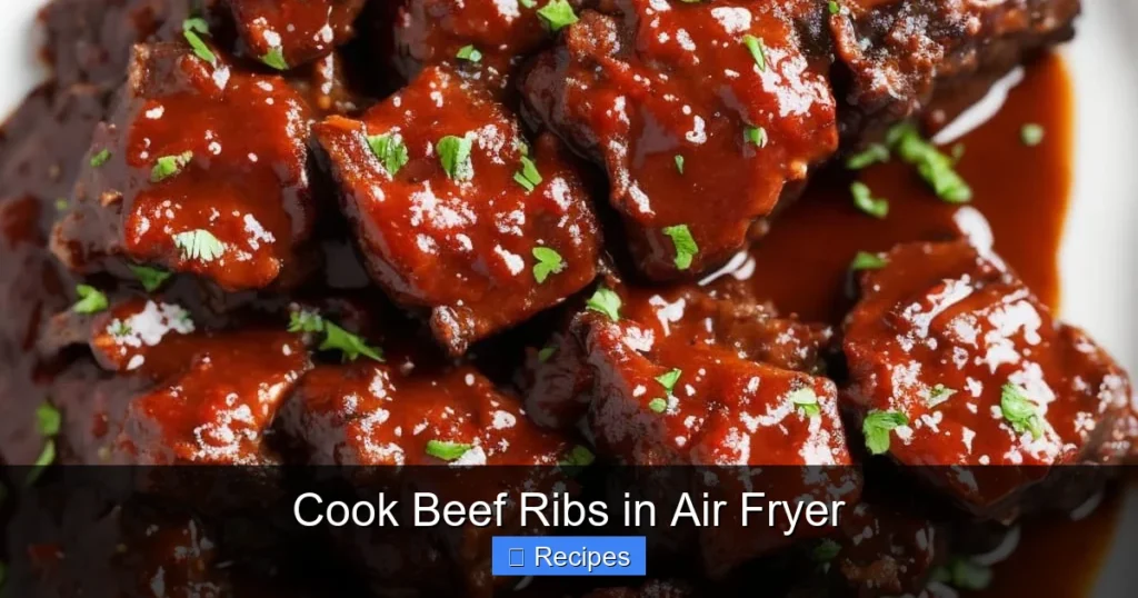 Cook Beef Ribs in Air Fryer
