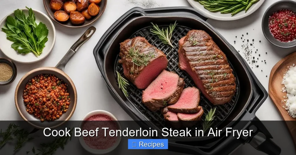 Cook Beef Tenderloin Steak in Air Fryer