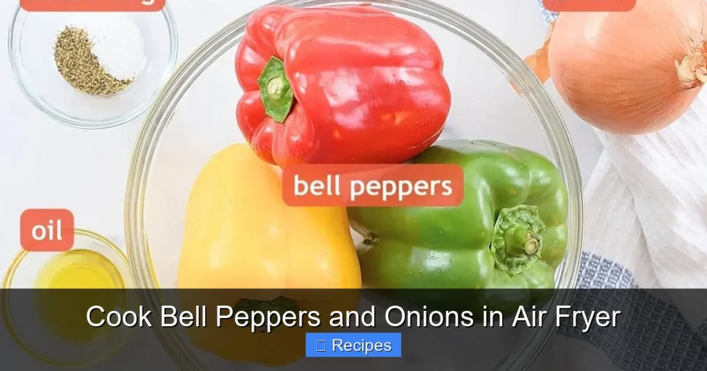 Cook Bell Peppers and Onions in Air Fryer