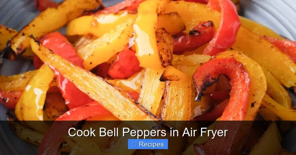 Cook Bell Peppers in Air Fryer