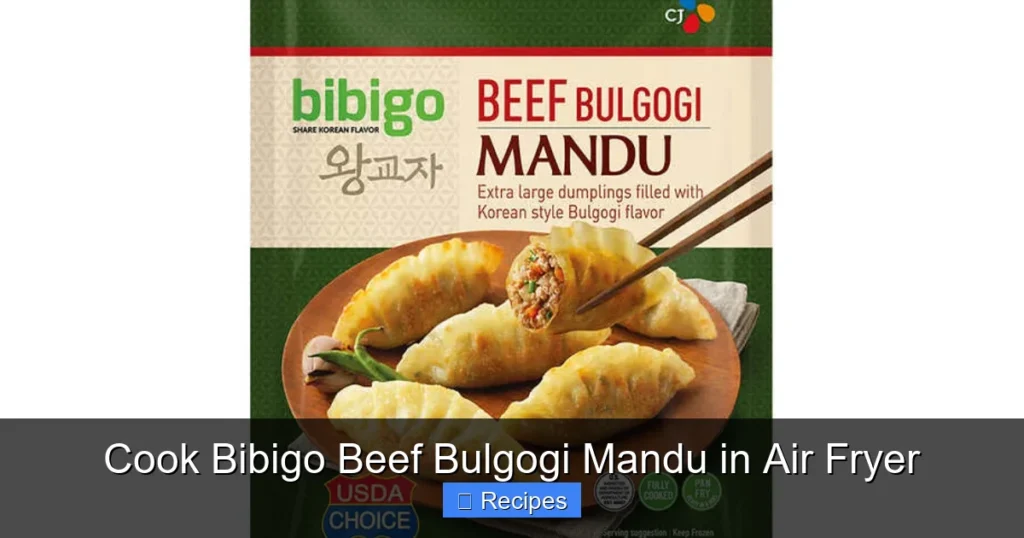 Cook Bibigo Beef Bulgogi Mandu in Air Fryer Cook Bibigo Beef Bulgogi Mandu in Air Fryer