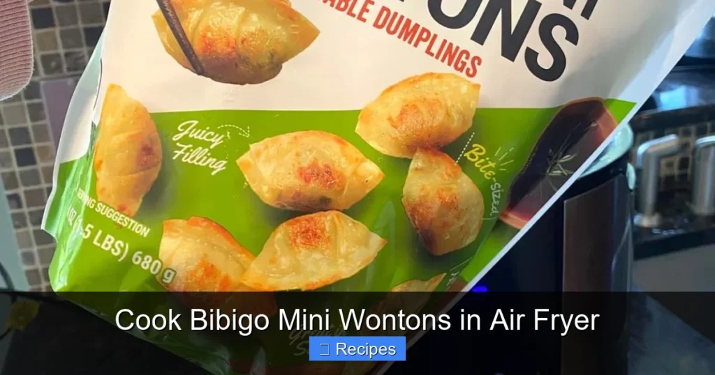 Cook Bibigo Mini Wontons in Air Fryer Cook Bibigo Mini Wontons in Air Fryer