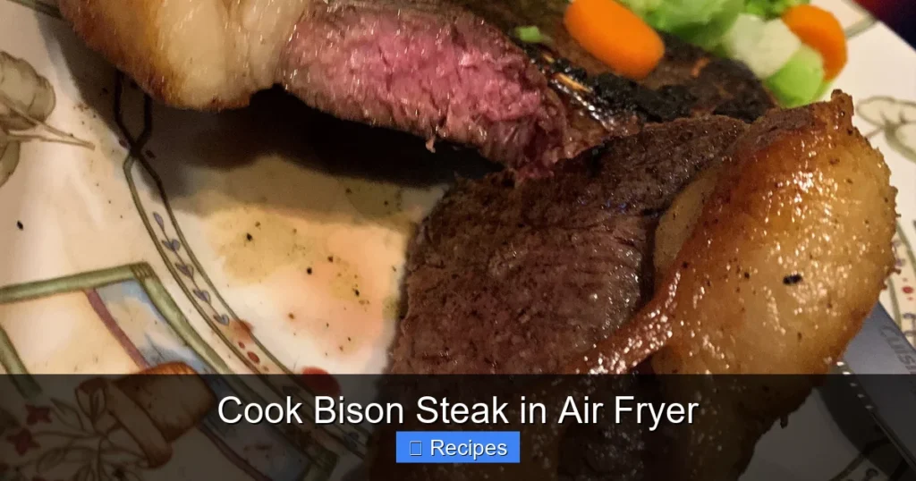 Cook Bison Steak in Air Fryer