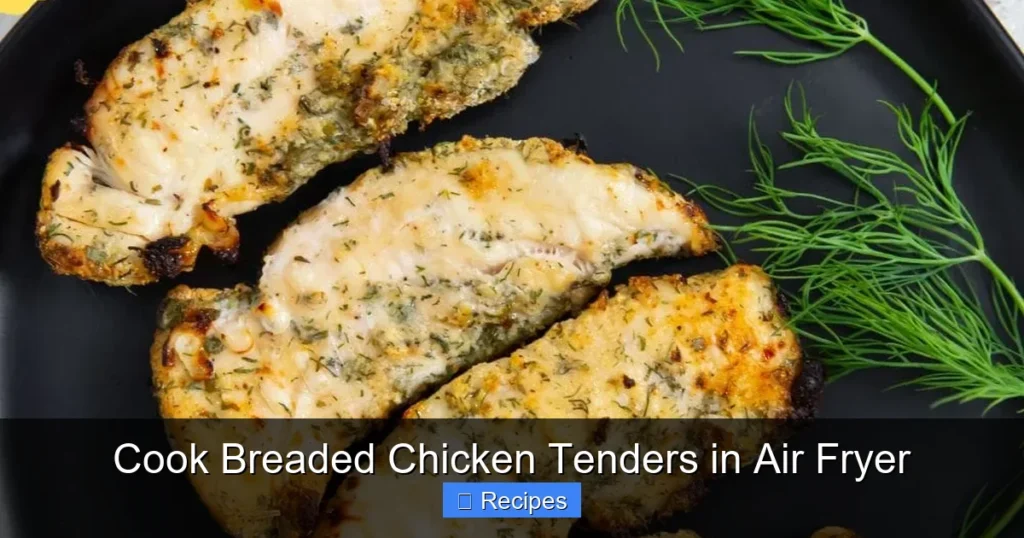 Cook Breaded Chicken Tenders in Air Fryer