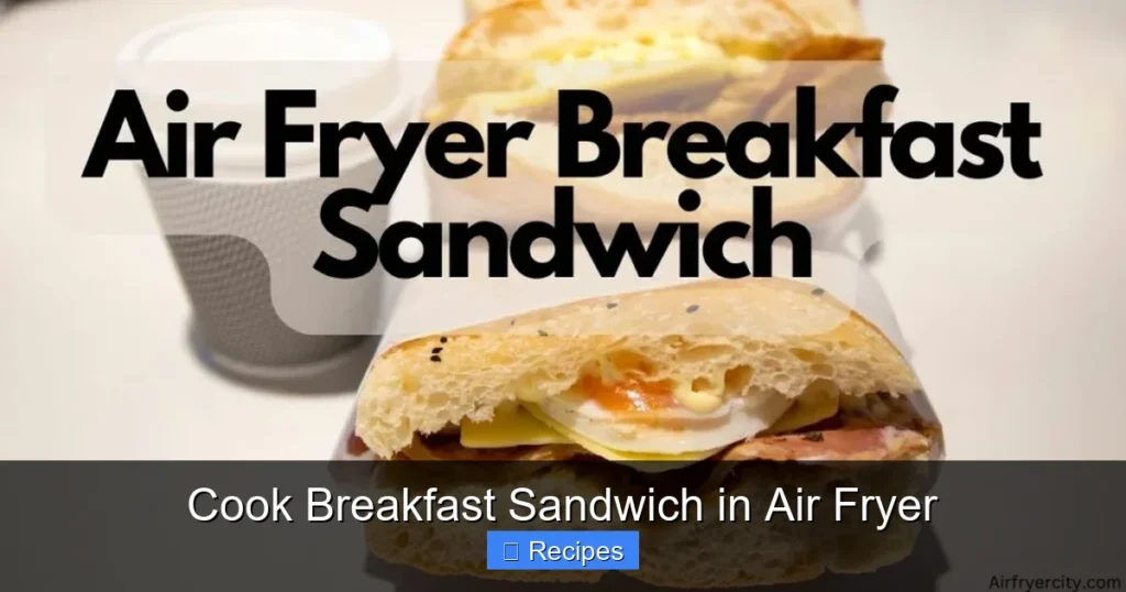 Cook Breakfast Sandwich in Air Fryer Cook Breakfast Sandwich in Air Fryer