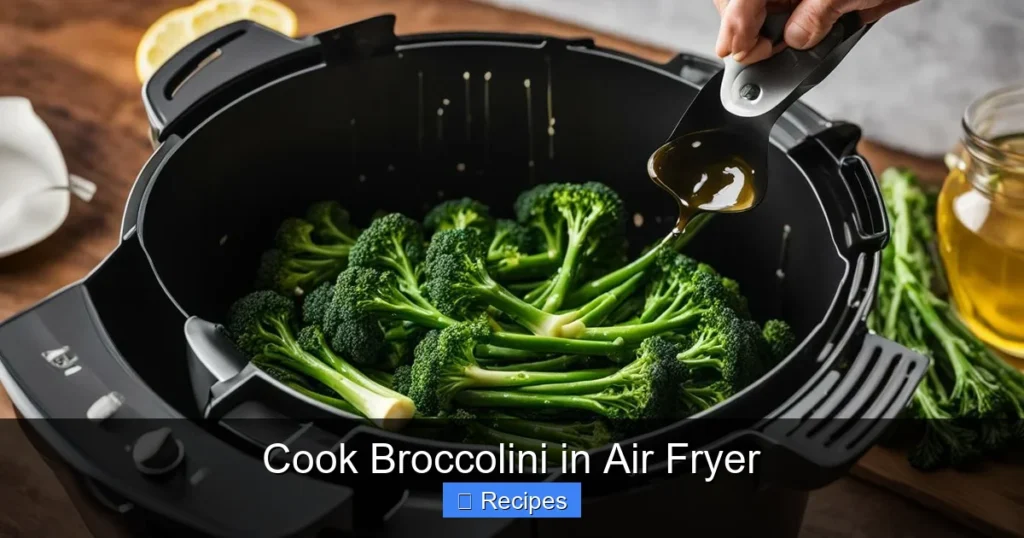 Cook Broccolini in Air Fryer