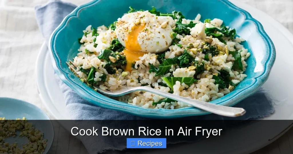 Cook Brown Rice in Air Fryer