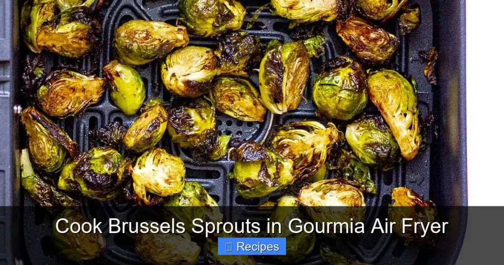 Cook Brussels Sprouts in Gourmia Air Fryer