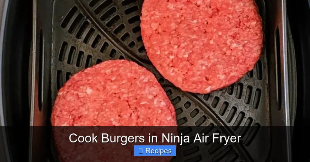 Cook Burgers in Ninja Air Fryer Cook Burgers in Ninja Air Fryer