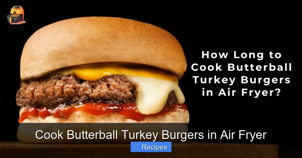 Cook Butterball Turkey Burgers in Air Fryer