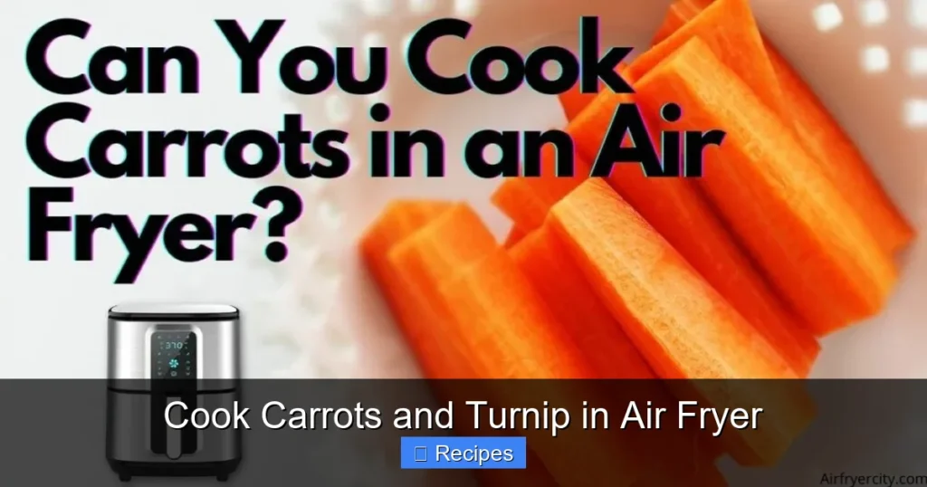 Cook Carrots and Turnip in Air Fryer