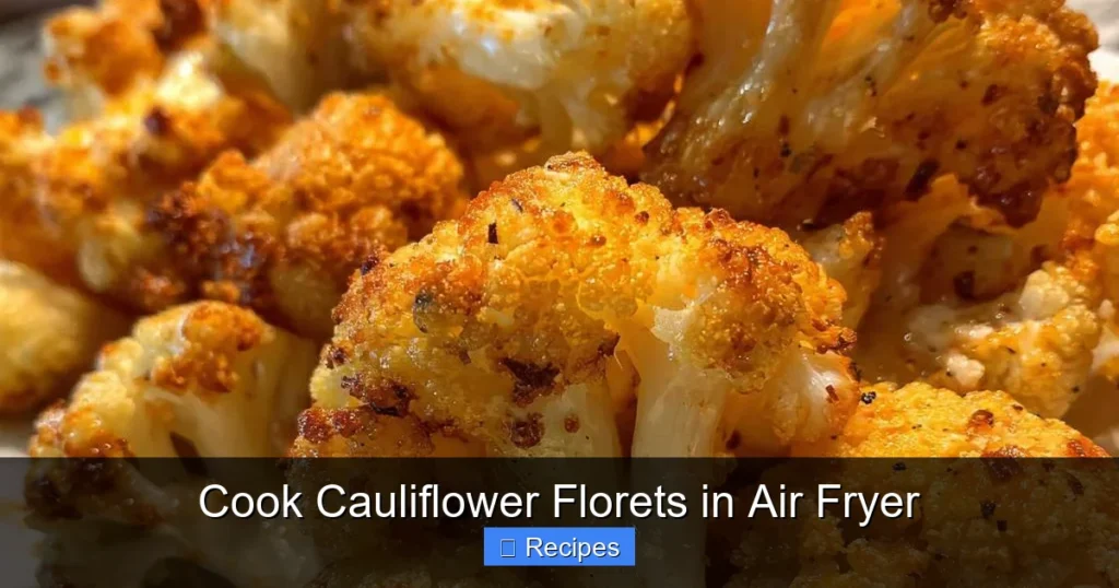 Cook Cauliflower Florets in Air Fryer