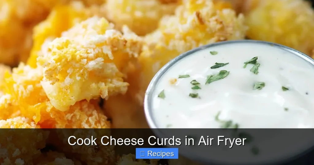 Cook Cheese Curds in Air Fryer