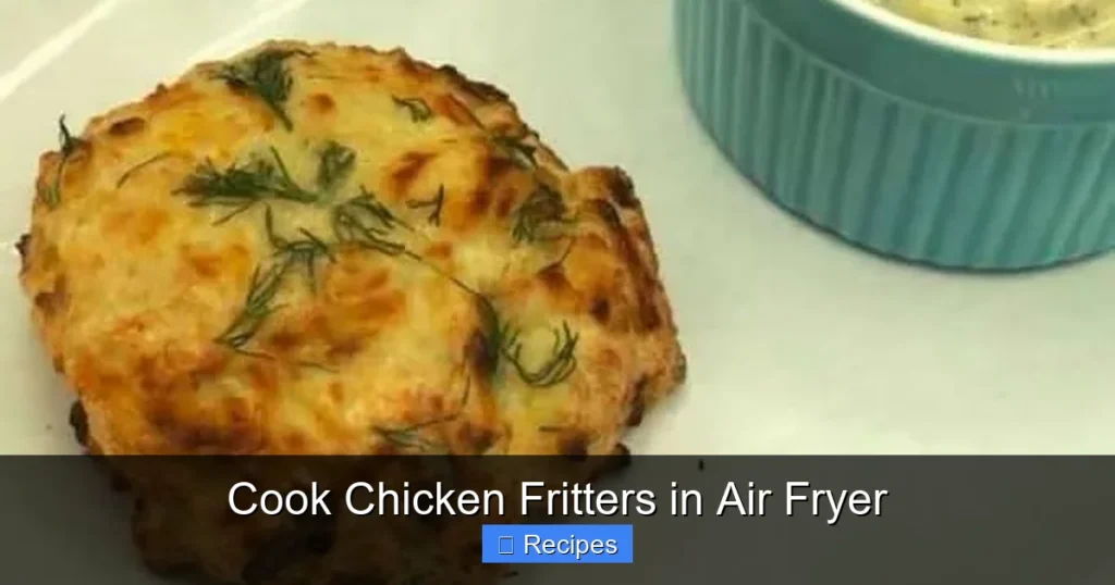 Cook Chicken Fritters in Air Fryer Cook Chicken Fritters in Air Fryer