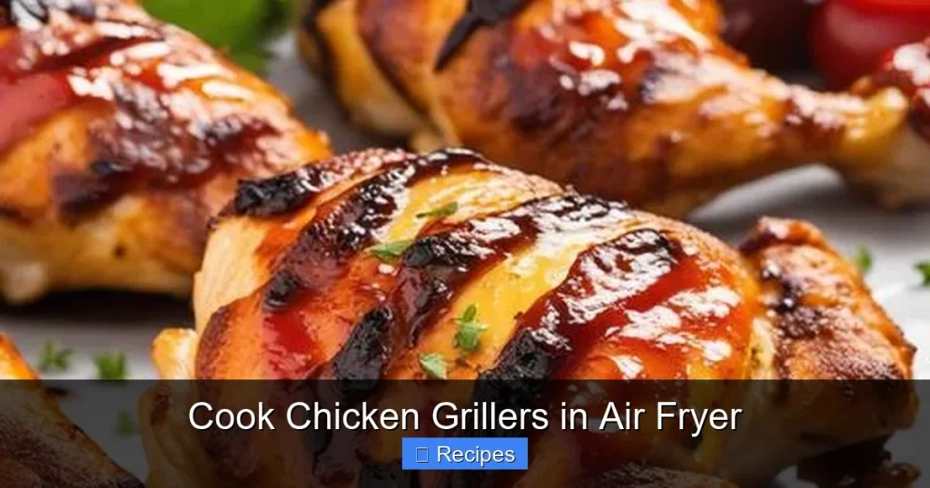 Cook Chicken Grillers in Air Fryer